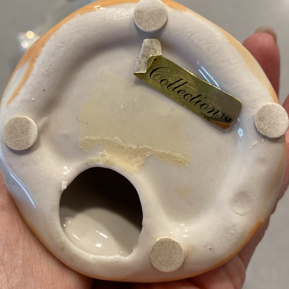 SET 2 Vintage Antique Hand Roses Ring Holders Porcelain Jewelry stand - Picture 12 of 16